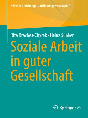 cover image of Soziale Arbeit in guter Gesellschaft